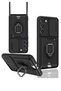 Aconcept Galaxy S24 Plus Case Zuma Silicone with Business Card Holder and Ring (142346) - Black