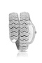 Snake Model Luxury Stone Women's Wristwatch Silver Color Pl-1614B2X - 4