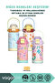 360ml New Collection Patterned 6-Hour Hot/Cold Stainless Steel Thermos with Straw/Without Straw, with Handle and Non-Slip Base - 6