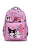 Set of 4, Girl's Patterned Primary School School Bag + Lunch Box + Pen Holder + Eraser Holder - 5