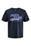 Jack Jones Logo Large Size Men's T-Shirt 12289691 - 5