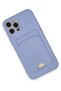Aconcept iPhone 12 Pro Max Case Kelvin Silicone with Business Card Holder (210654) - Lilac - 2