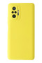Aconcept Redmi Note 10 Pro Case Nano Velvet Silicone (223450) - Yellow