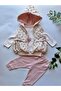 Baby Girl Vest Patterned Set - Organic Cotton - 4