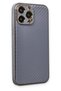 Concepta iPhone 13 Pro Case Coco Carbon Silicone (181557) - Gray - 2