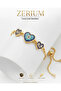 Women's Steel Elevator Bracelet Heart Evil Eye Beaded Zircon Stone Series - 5