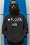 Nin Rock Metal Music Band Front Printed Unisex Oversize Premium Hoodie