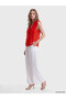 Original Ruffled Collar Tulle Blouse - 2