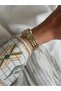 Teny Model Gold Metal Cord Women's Wristwatch - 7