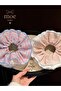 Vip Lace Denim Gingham Patterned Fabric 17 cm Simit Buckle - 2