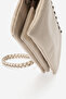 010A Real Leather Women's Strap Wallet Bag Cream - 3