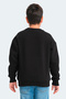 Logan Set of 2 Unisex Kids Black - Gray Sweatshirts - 6