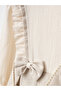 Girl's Bow Detailed Bagged Gilet Dress Combination - 5