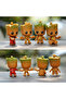 Bandai 4Pcs/Set Kawaii Groot Miniature Model Home Supplies Decoration Figurine Handicrafts Anime Her - 2