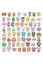 65Pcs Baby Three Stickers In Stock Baby Three DIY Stickers Scrapbooking Phone Luggage Skateboard ... - 4