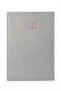 Leather-Bound Eco 2027 Lined Daily Agenda 14X20 (Weekends on One Page)