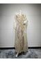 Mesh Embroidery-luxurious Beaded Appliqué-long Jalabiya Loose-fitting-slimming Dress Fashionable Evening Gown - 8