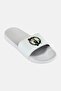 Men Boston Celtics Primary Logo Slip On Slides, White