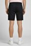 Men Solid Chino Shorts, Navy - 4
