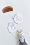 Crochet Detailed Newborn Gloves 100% Organic Cotton - 0-3 Months - 2