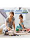 2 Pcs Clear Hard Shell Zipper Case, Plastic Bins for Organizing, Clear Zipper Pouches Makeup Case & - 5