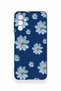 Samsung A04S Compatible Blue Daisy Patterned Silicone Case - 2