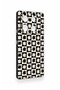 Infinix Note 40 Pro Compatible Flower Motif Checkered Pattern Silicone Case - 3