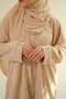 Summer breeze abaya - Beige - 8