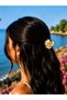 4-Piece Rose Hair Clip with Gold Detail, Strong Hold, Women's Hair Accessory - 2