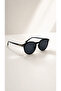 Alcor- Men's Sunglasses Uv 400 Protection Oval Black New Season Style with Case and Cloth Gift - 5