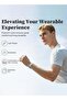 Woven Nylon Sport Loop Band for Fitbit Air – Breathable Elastic Replacement Strap with Secure Hook-and-Loop Fastener – Comfortable Lightweight Wristband - Fog Fog - 6