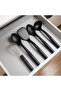 6-Piece Kitchen Utensil Set with Holder – Heat Resistant Non-stick Safe Cooking Tools & Storage Crock
