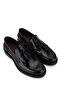 Men's Genuine Leather Black Opening Classic Shoes - 2