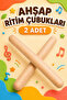 Natural Wooden Rhythm Sticks 2-Piece Children's Music and Rhythm Toy (2 Pieces)
