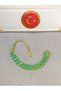 Airplane Glass Praying Beads Yellow Green Colored - 3