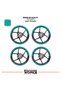 Ktm Duke 250 Wheel Rim Strip – Half Rim Cover & Duke 250 Lettering Sticker Set - 2