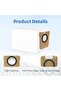 Five large-capacity 2.5L vacuum cleaner dust bags, complete with all accessories, suitable for Xiaomi X10/X20/L10/M40 robot vacuums. - 2