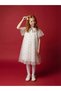 Two Mt Shop Quality Baby Collar Heart Patterned Girls' Dress