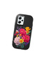 Poco X5 5g Compatible Case Camera Protector Black Silicone Couple Phone Case with Floral Pattern - 3