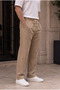 Men's Beige Muslin Look Baggy Sweatpants Loose Fit Comfortable Oversize - 5
