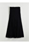 Original Elastic Waist Ruched Flared Skirt - 5