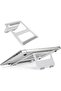Laptop Stand,Desktop Holder,Foldable Multi-Angle Aluminum Laptop Stand Compatible with Notebook, Mac
