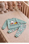 Animal Printed 100% Cotton 2-Piece Baby & Kids Pajama Set - 5