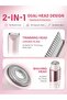 Bikini Trimmer for Women-2-in-1 Electric Razors with Exfoliating & Dual Head Shaver, Ceramic Hypoallergenic Blade, IPX7 Waterproof, 2 LED Light, USB-C Rechargeable Cordless Body Hair Trimmer