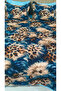Safari̇ Blue Four Seasons Quilted Double Duvet Cover Set with 6-Piece Fitted Sheets - 4