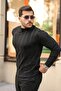 Men's Half Turtleneck Embossed Patterned Knitwear