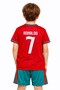 Portugal Football Team Kids Jersey Set – Boys Number 7 Style T-Shirt & Shorts Kit, Breathable Sports Outfit-Size 28 (9-10 Year) - 2