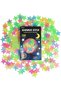 Glow in the Dark Stars Stickers for Ceiling, Adhesive 200pcs 3D Glowing Stars and Moon for Kids Bedroom, Luminous Stars stickers Create a Realistic Starry Sky, Room Decor, Wall Stickers