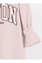 Pink Boston Printed Oversize Women's Sweatshirt - 4