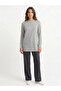 Women's Long Sleeve Knitwear Blouse - Gray